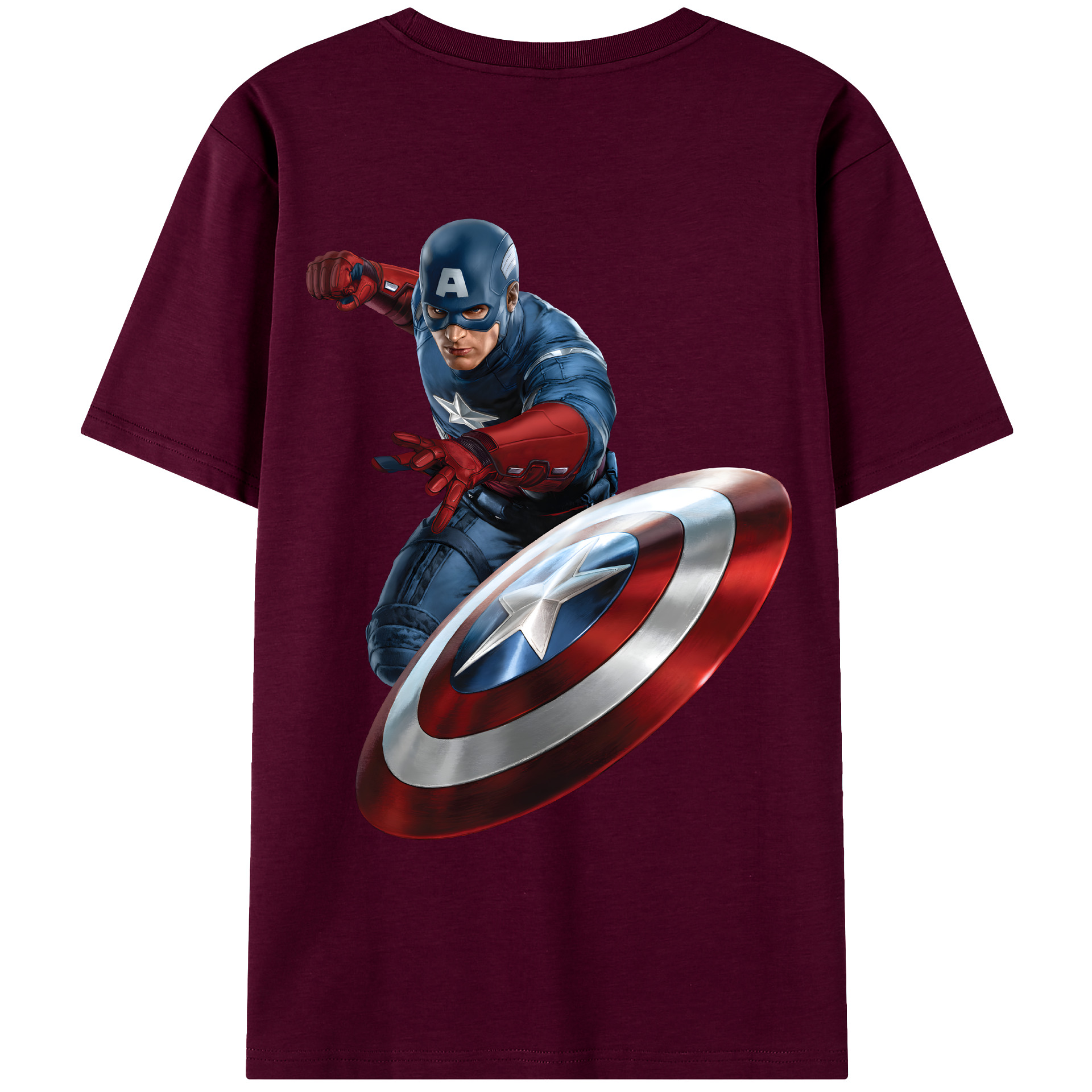 （画像用） アベンジャーズ The Avengers レディース半袖Tシャツ(バックプリント)